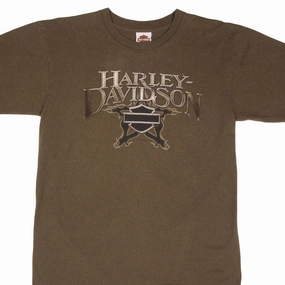 VINTAGE HARLEY DAVIDSON NEWBERN NC TEE SHIRT 2009 SIZE LARGE MADE IN USA