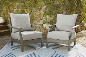 Visola Gray Lounge Chair w/Cushion