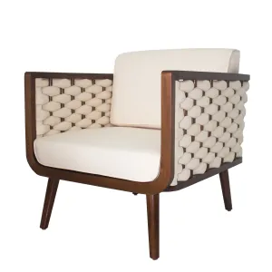 Wilshire Woven Accent Chair PEARL